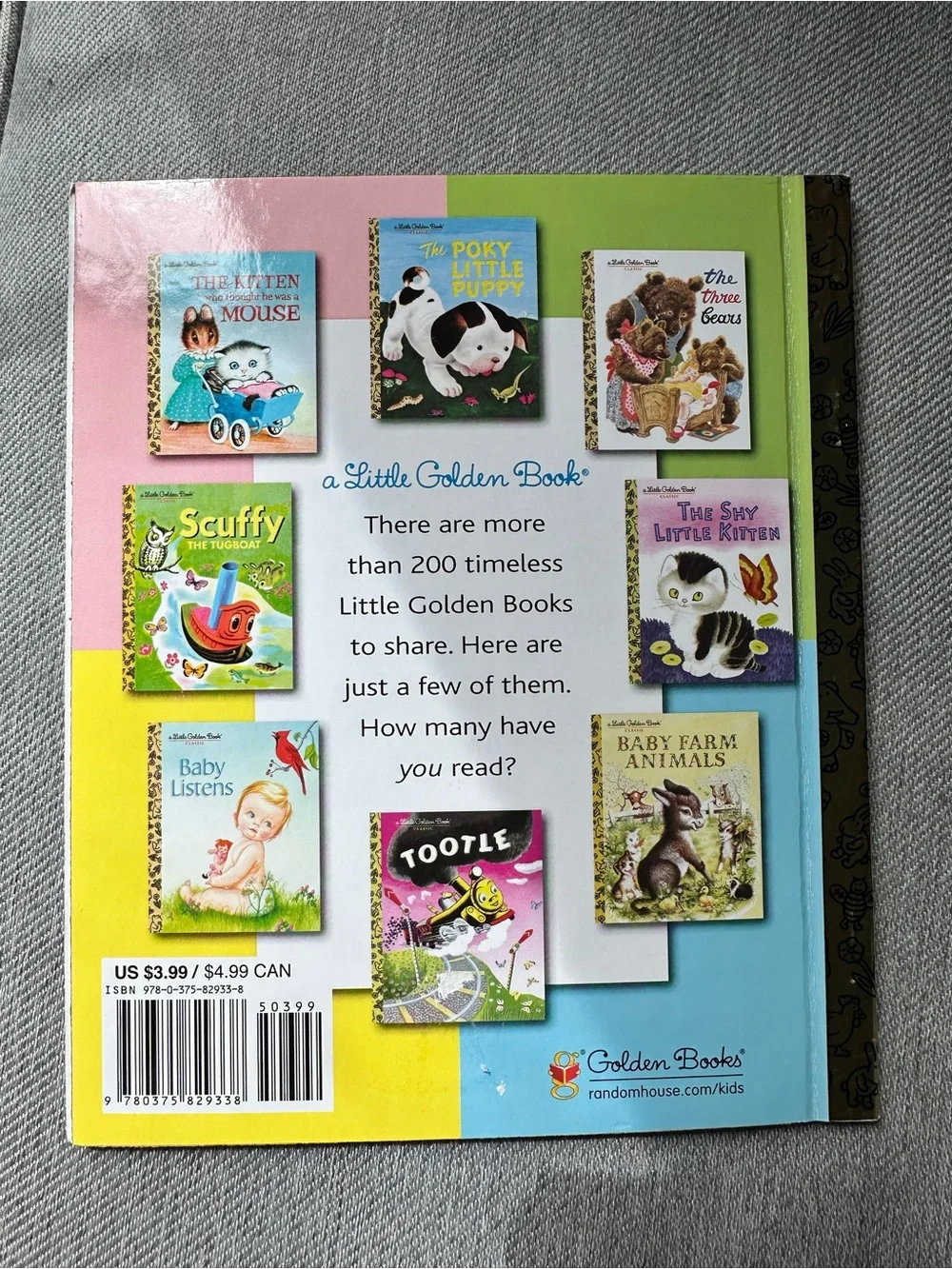 Little Golden Book classic - Baby Animals - vintage 1984